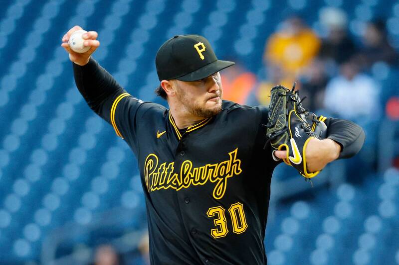 海盜23歲塞揚王牌史基斯。（法新社）