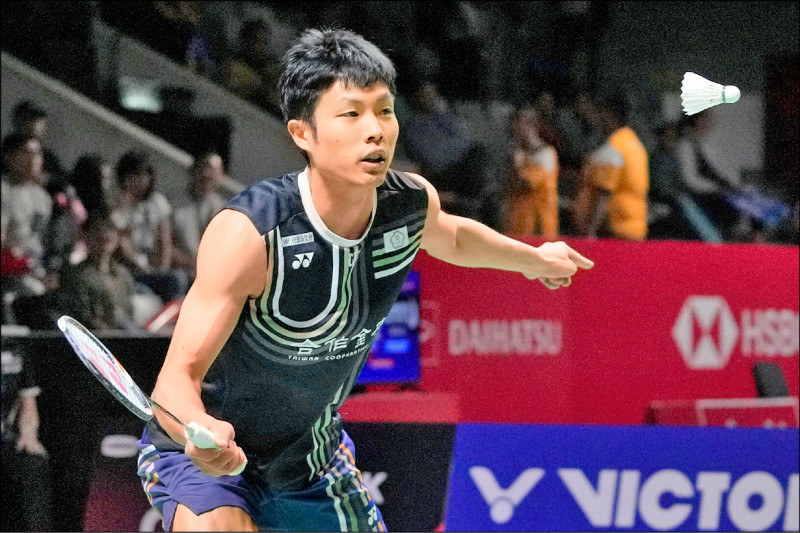 周天成力退泰國新星，挺進亞錦賽男單16強。（資料照，美聯社）