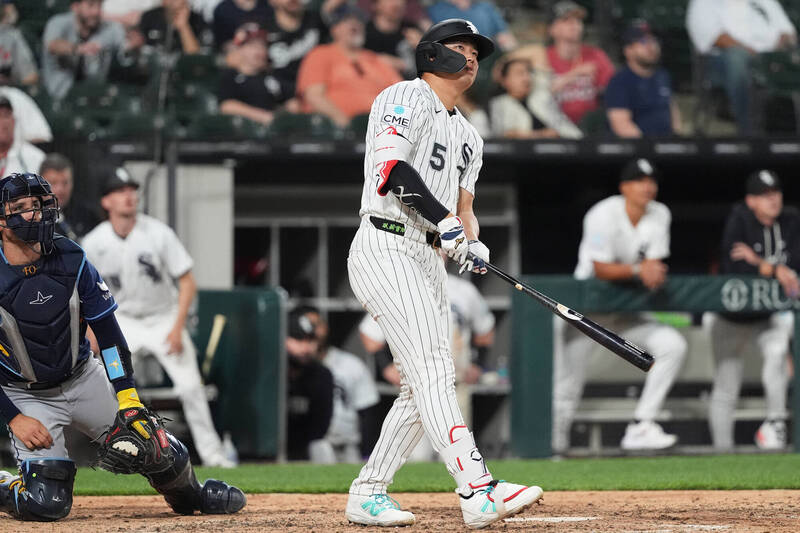 村上宗隆。（美聯社）