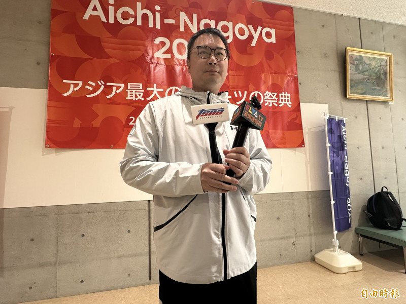 羽球教練陳世杰。（記者盧養宣攝）