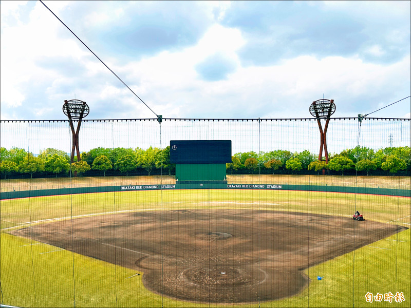 名古屋亞運棒球將在岡崎中央綜合公園棒球場登場。（特派記者盧養宣攝）