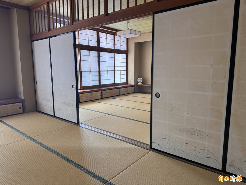 豐橋中繼站和室空間。（記者盧養宣攝）