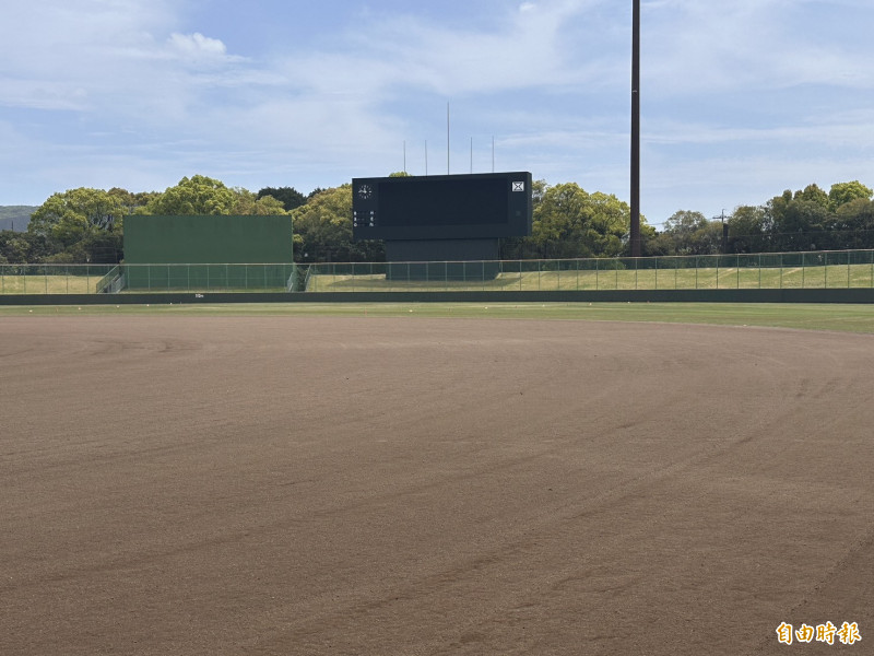 亞運棒球項目主球場豐橋市民球場。（記者盧養宣攝）