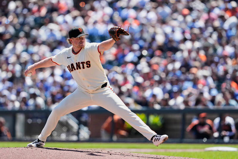 巨人王牌投手韋伯。（美聯社）