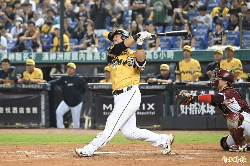 中信兄弟陳俊秀。（記者廖耀東攝）