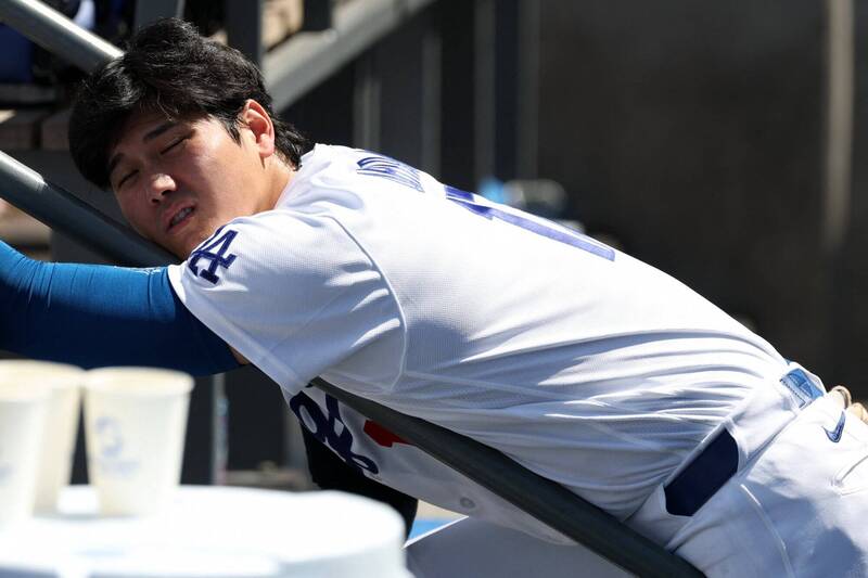 道奇近13場吞7敗。（路透）