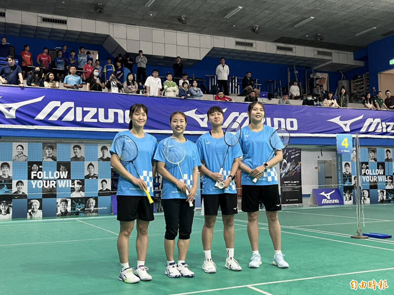 鄧淳薰、柯佳玲、奧原希望、許玟琪和葉宏蔚。（記者粘藐云攝）
