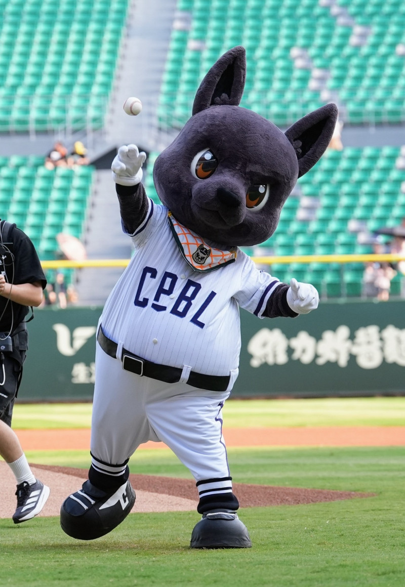 「歐告」替統一獅開出好球。（統一獅提供）