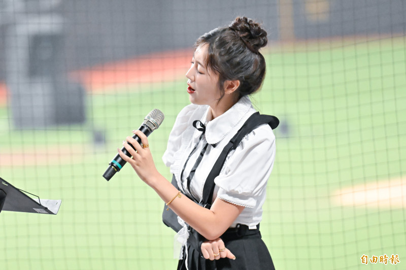 Wing Stars韓援安芝儇帶傷演出。（記者陳志曲攝）