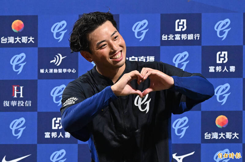 阿部雄大獲選單場MVP。（記者林正堃攝）