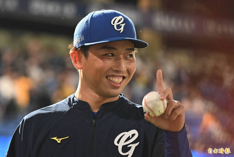阿部雄大獲選單場MVP。（記者林正堃攝）