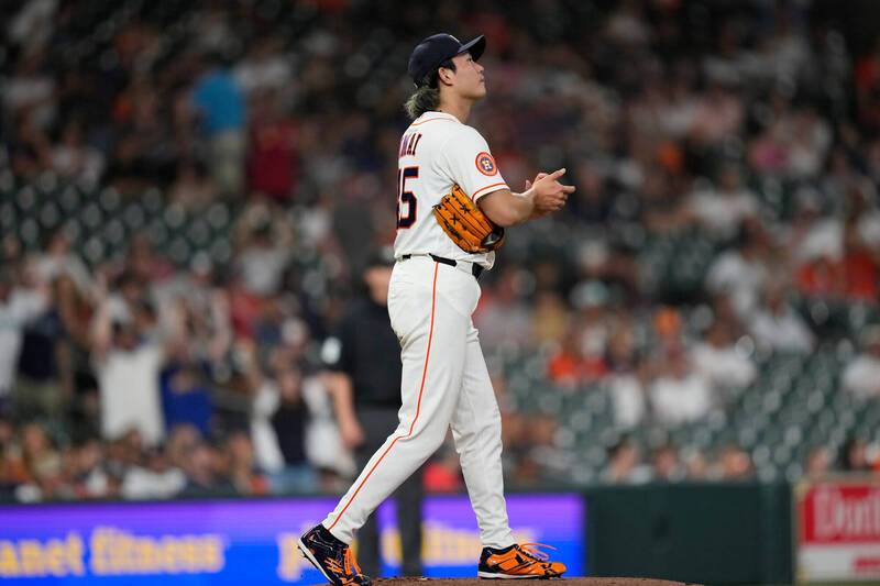 今井達也。（美聯社）