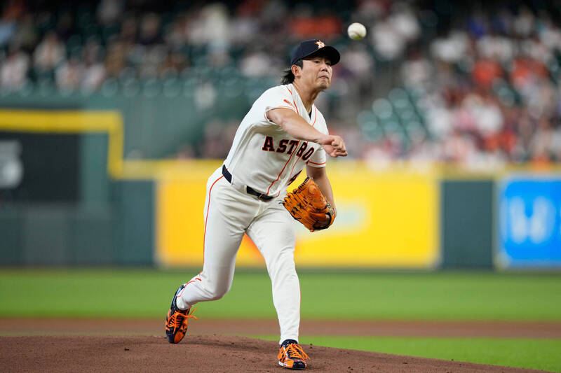 今井達也。（美聯社）