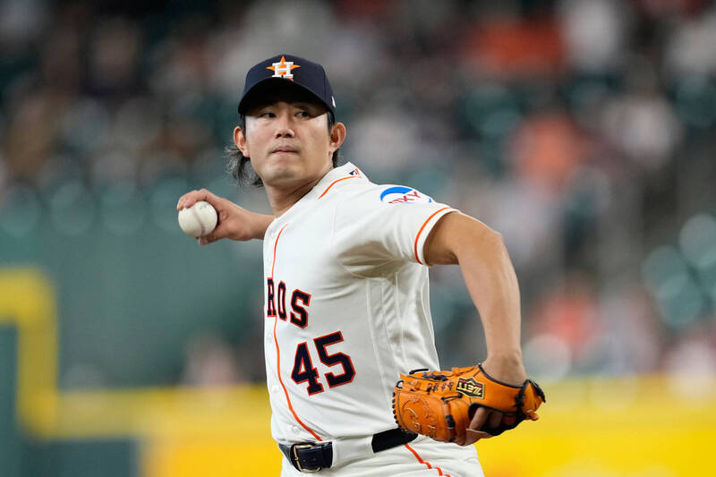 今井達也。（美聯社）