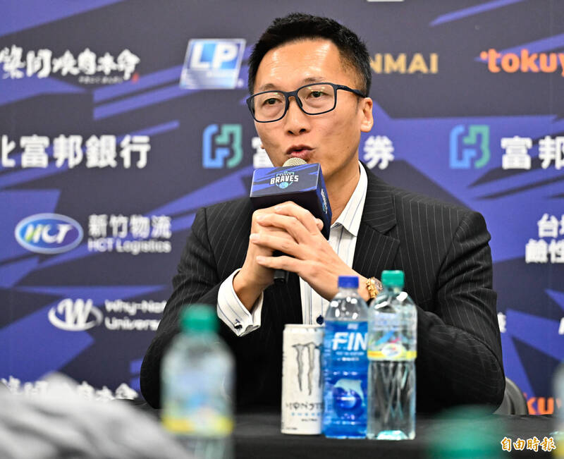 臺北富邦勇士領隊許晉哲。（資料照，記者陳志曲攝）