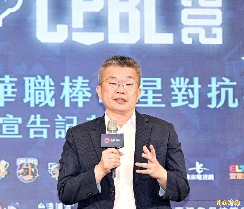 中職會長蔡其昌。（記者方賓照攝）