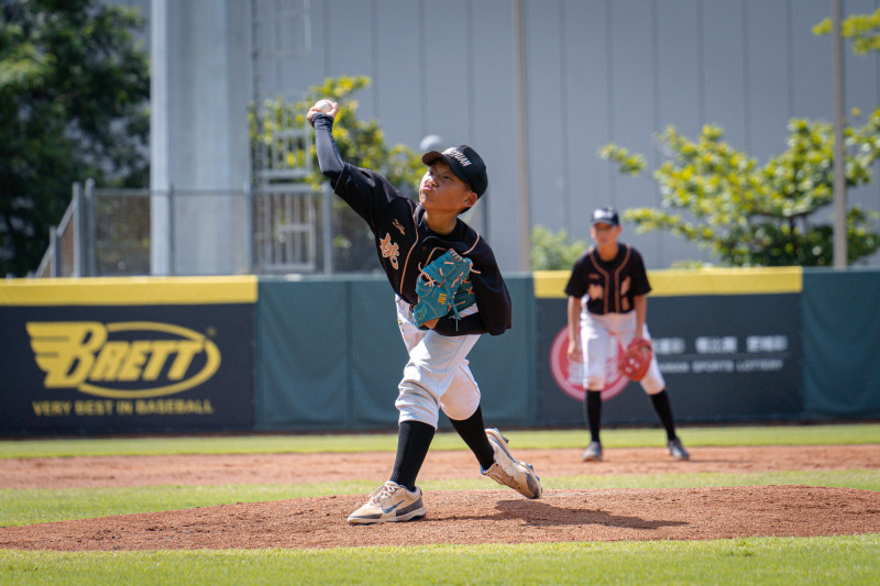 桃園市彭宇睿後援3局收勝。（棒協提供）
