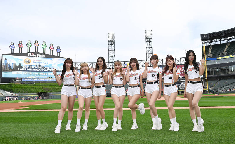UniGirls登美職「台灣日」。（統一獅提供）