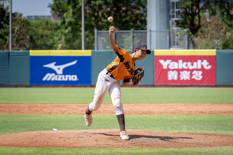 新北市康晨希後援3.1局收勝。（棒協提供）