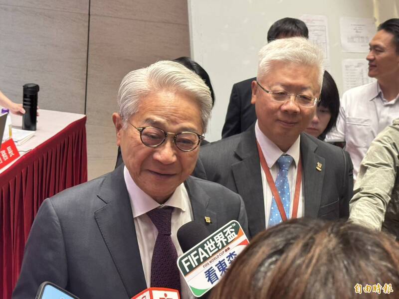 台新新光金控董事長吳東亮。（記者王孟倫攝）