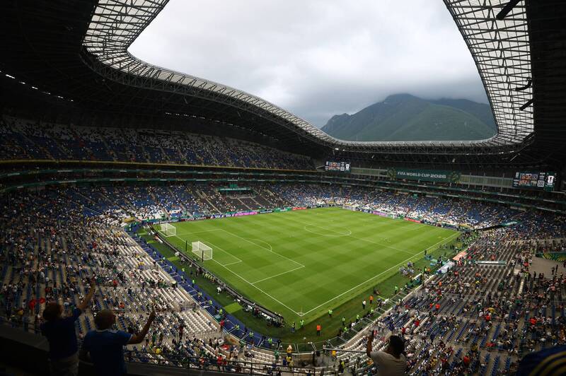 墨西哥最夢幻的足球場 Monterrey Stadium。（路透）