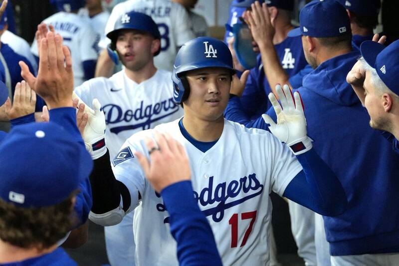 大谷翔平大聯盟300轟M1。（路透）