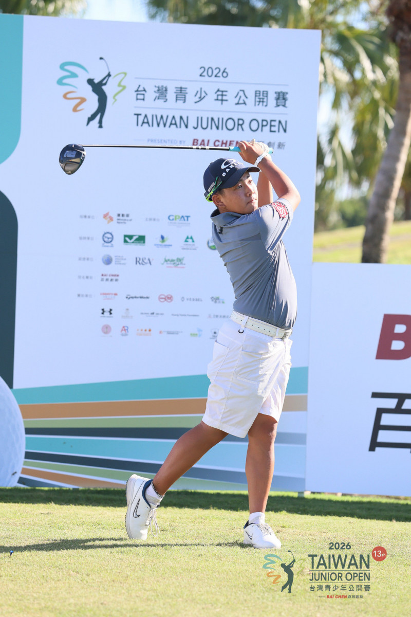 日本選手福井誠之介。（台灣青少年公開賽提供）