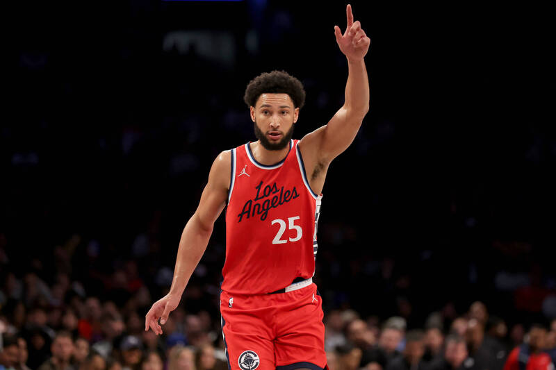 西蒙斯參加澳洲男籃迷你訓練營，希望可以重返NBA。（資料照，路透）