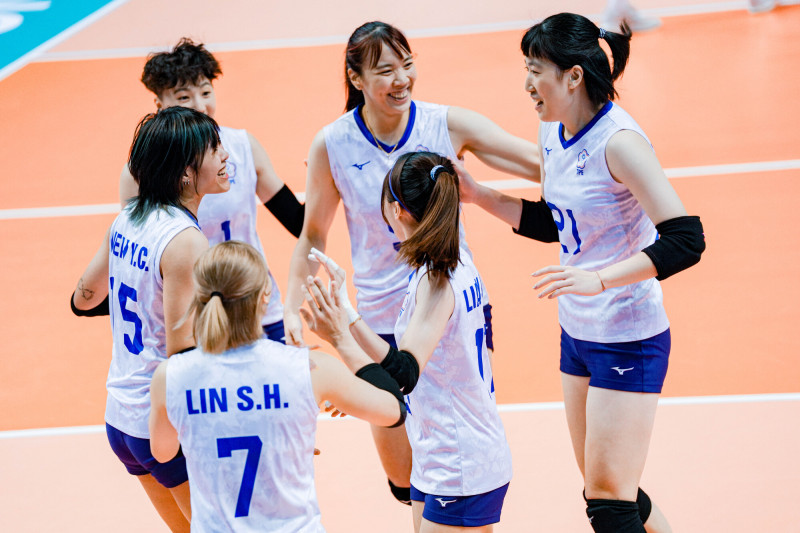台灣女排。（sportfoto.aj提供）