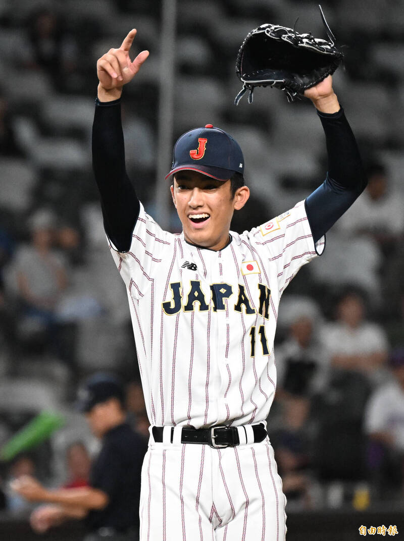 織田翔希。（記者林正堃攝）