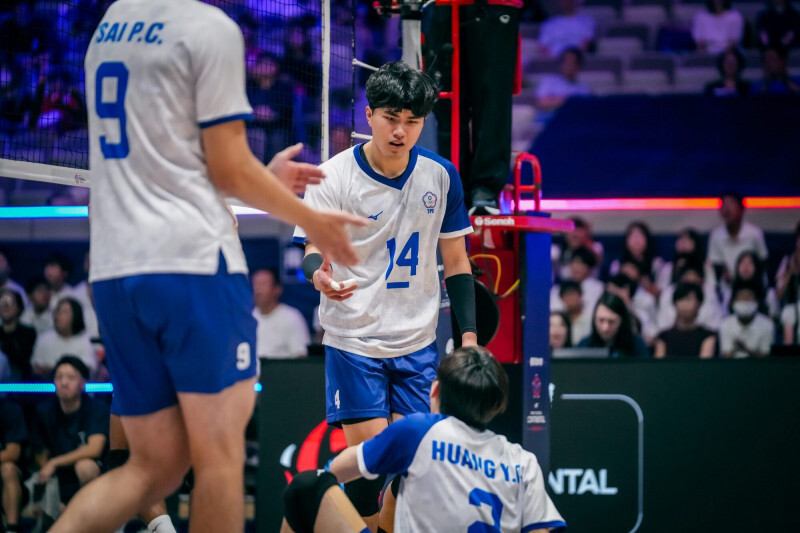 台灣隊長張育陞。（資料照，volleyball world提供）