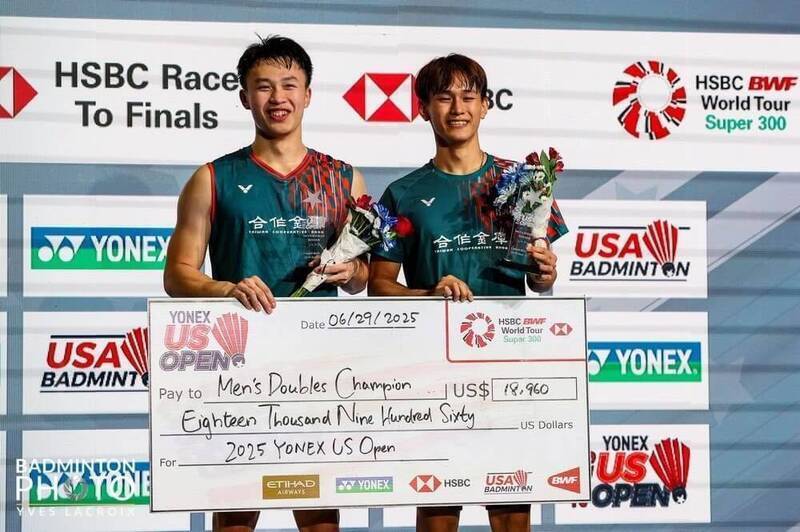 賴柏佑（左）、蔡富丞（右）。（資料照，教練胡崇賢提供）