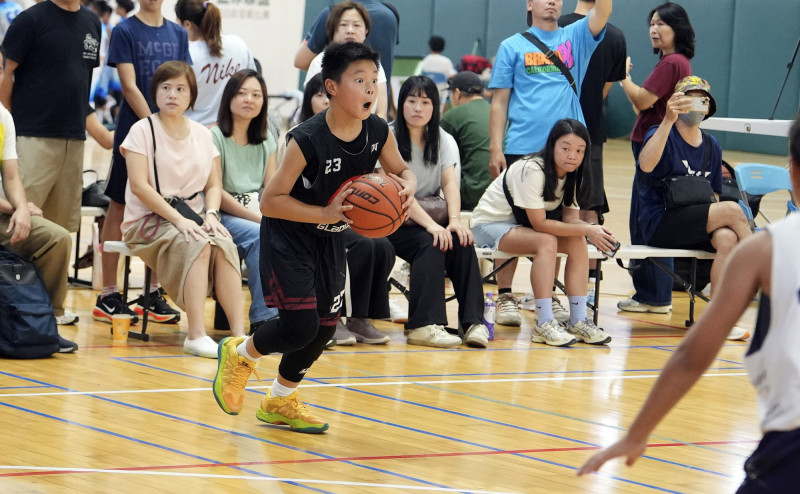 角鬥士劉柏頡攻下全隊次高11分，另有7抄截。（U19籃球聯盟提供）