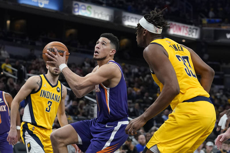 NBA' Booker hits 35 points and leads Suns to second-best half season in team history thumbnail