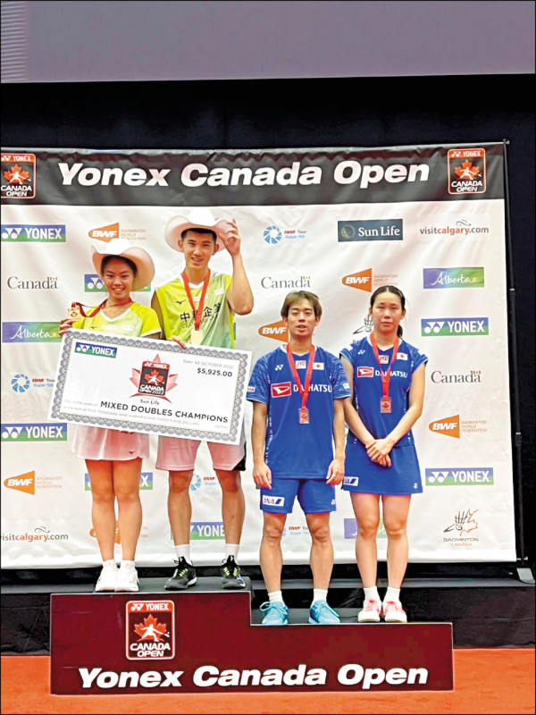 Canadian Badminton Tournament Ye Hongwei and Li Jiaxin win the first