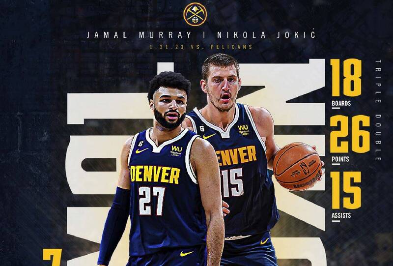 NBA" This is the MVP! Nugget Jokic continues this season's super crazy