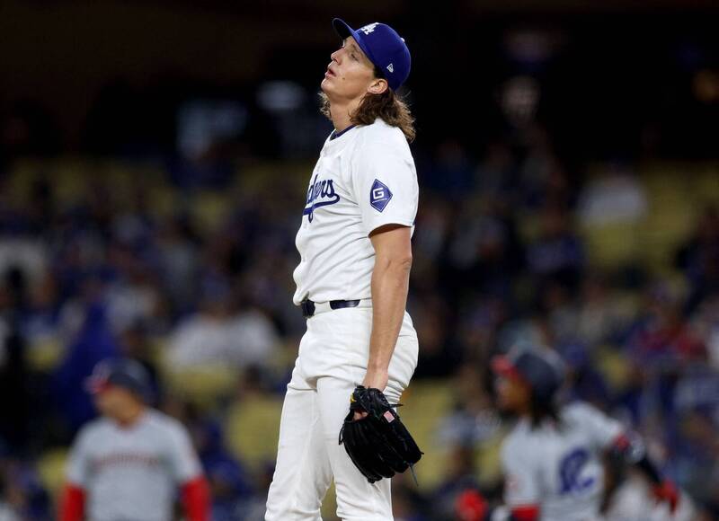 MLB》道奇教頭指失6分的強投葛拉斯諾身體不適 球隊內有流感！ - 自由體育