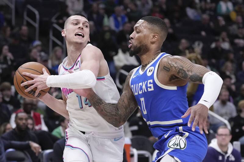 NBA》英雄哥狂飆40分也沒用 熱火決勝節慘遭公鹿逆轉 - 自由體育