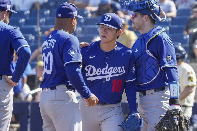 MLB》山本由伸第二度登板2.1局挨2轟！道奇單季16勝強投再繳好投 - 自由體育