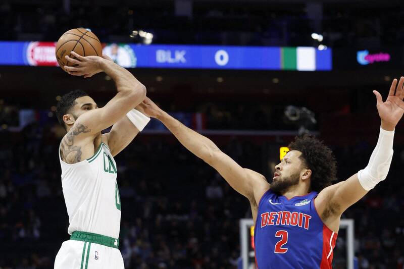 NBA》等了17年！坎寧安率活塞扳倒衛冕軍塞爾提克收下8連勝 - 自由體育