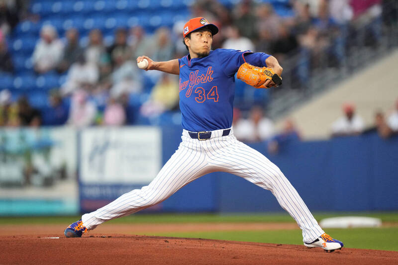 MLB》千賀滉大熱身賽首戰2局好投、最快丟154公里 談兩球種課題 - 自由體育