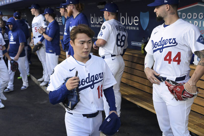 MLB》少休1天沒問題!道奇先發輪值倒一片 王牌山本由伸扛重任 MLB》少休1天沒問題!道奇先發輪值倒一片 王牌山本由伸扛重任