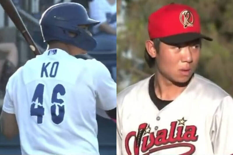 MiLB》台灣內戰!道奇柯敬賢敲安選2保送 響尾蛇黃仲翔5局飆5K好投 - 自由體育