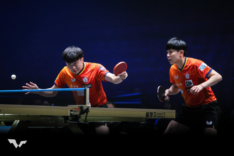 WTT大滿貫》直落三不敵世界第一中國「棟曼組合」 林昀儒/鄭怡靜止步8強