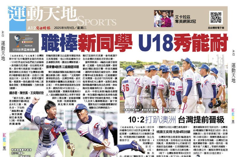 職棒新同學 U18秀能耐