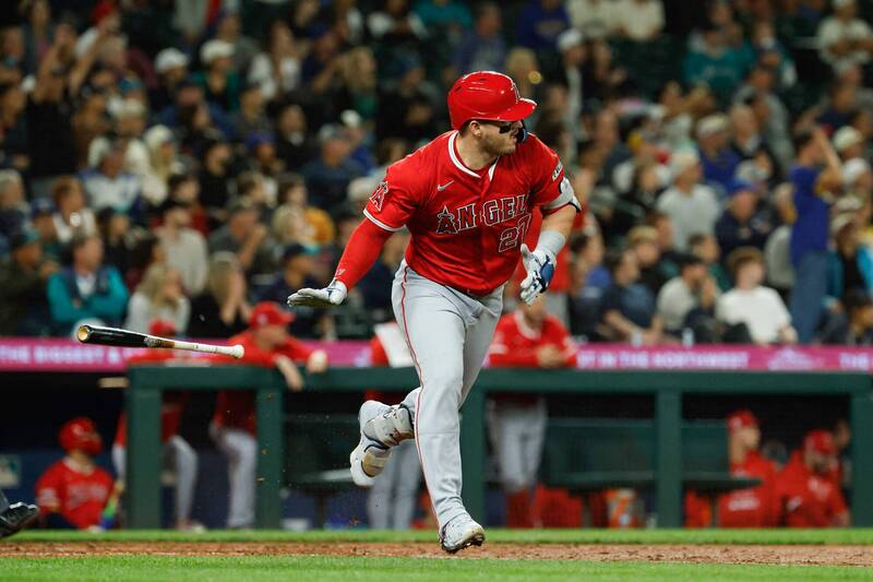 MLB》大哥炸裂！天使「神鱒」399轟終於出爐 聽牌生涯400轟偉業
