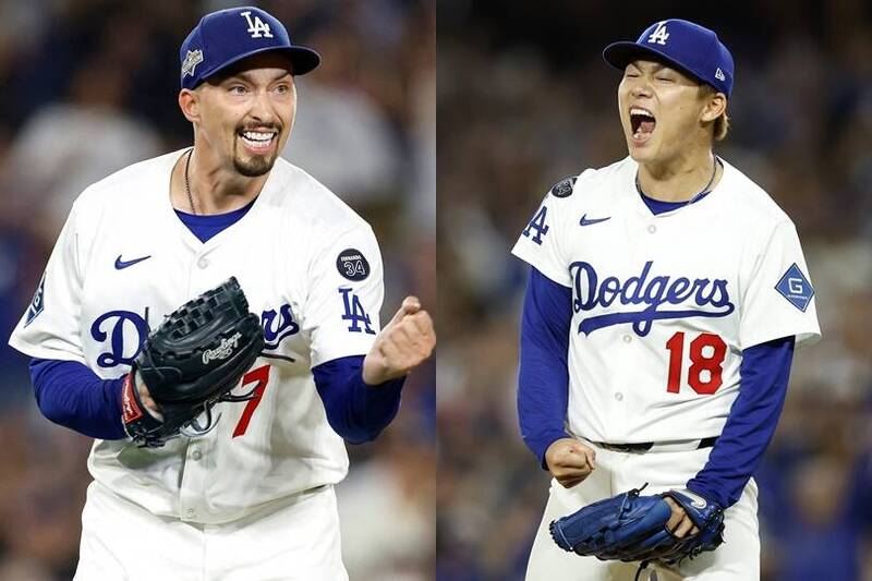MLB季後賽》道奇雙王牌聯手寫紀錄 史奈爾、山本締史上首見壯舉