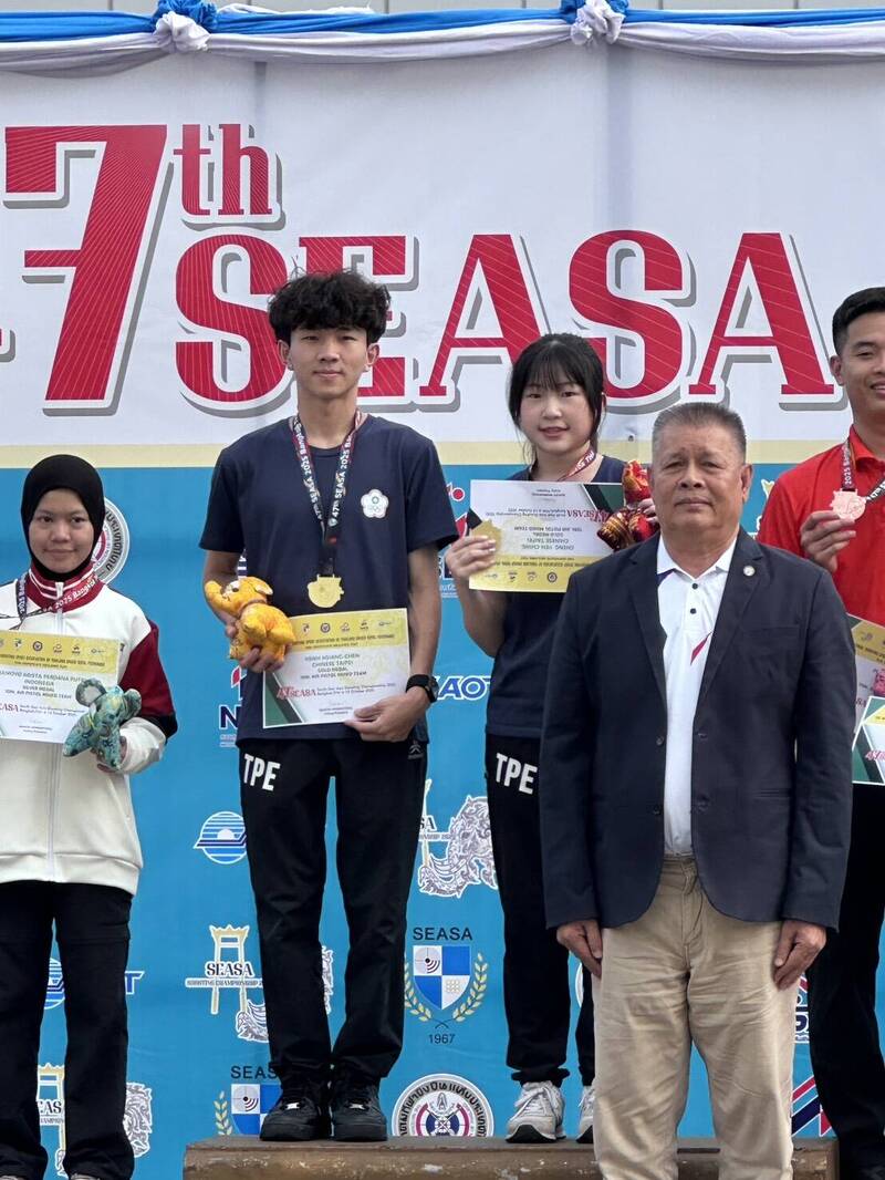 東南亞射擊錦標賽》10公尺混合空氣手槍 鄭晏晴與謝翔宸聯手逆轉摘金