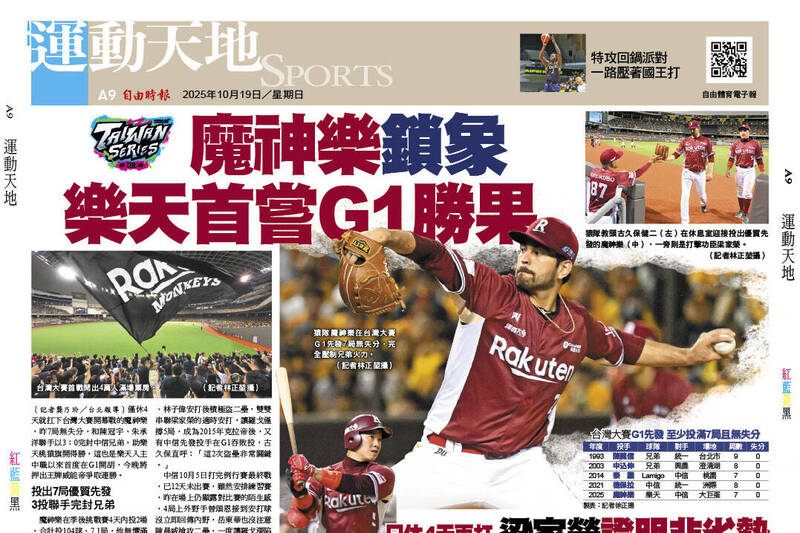 魔神樂鎖象 樂天首嘗G1勝果