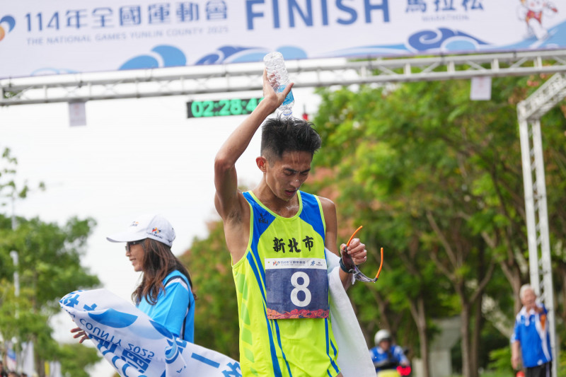全運會田徑》周庭印男子馬拉松首度封王 生涯14金躍居史上第5